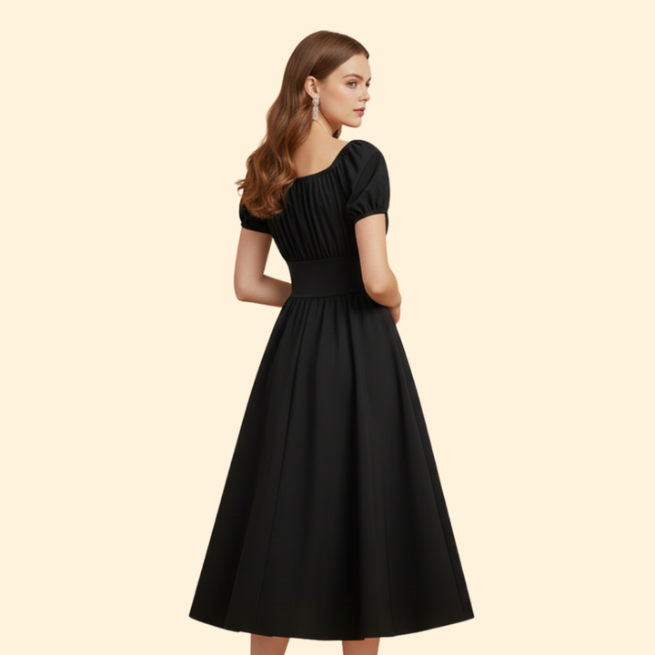 Women’s Puff Sleeve A-line Dress