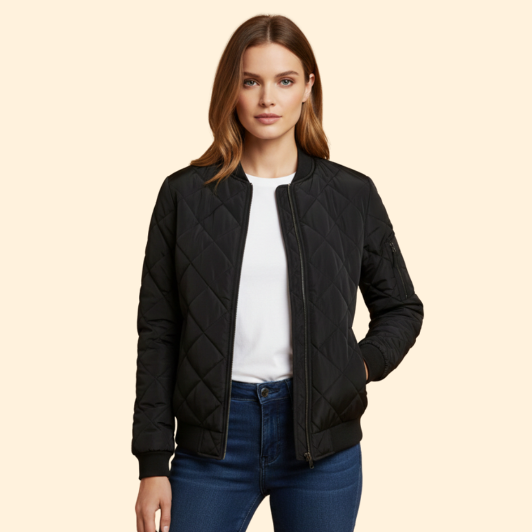 Women’s Quilted Bomber Jacket