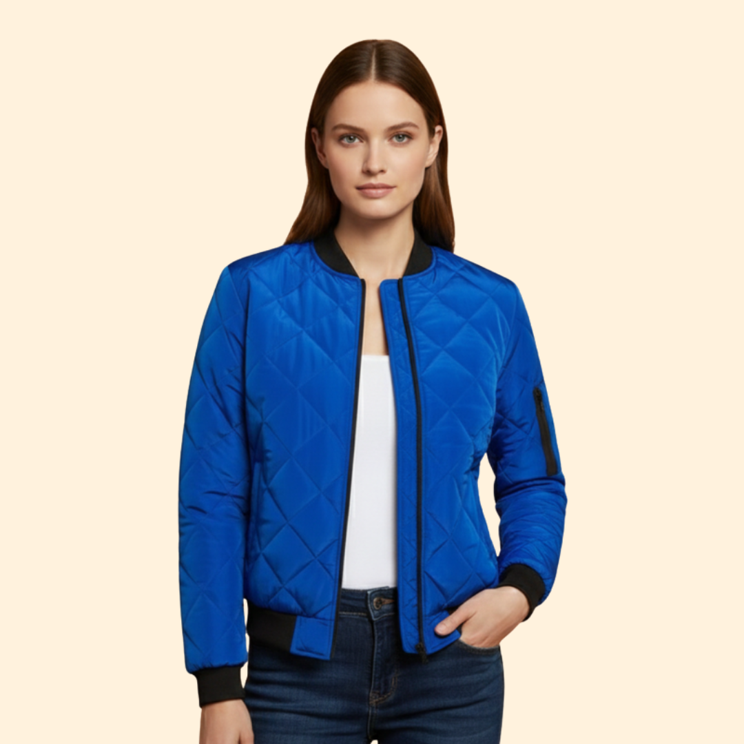 Women’s Quilted Bomber Jacket