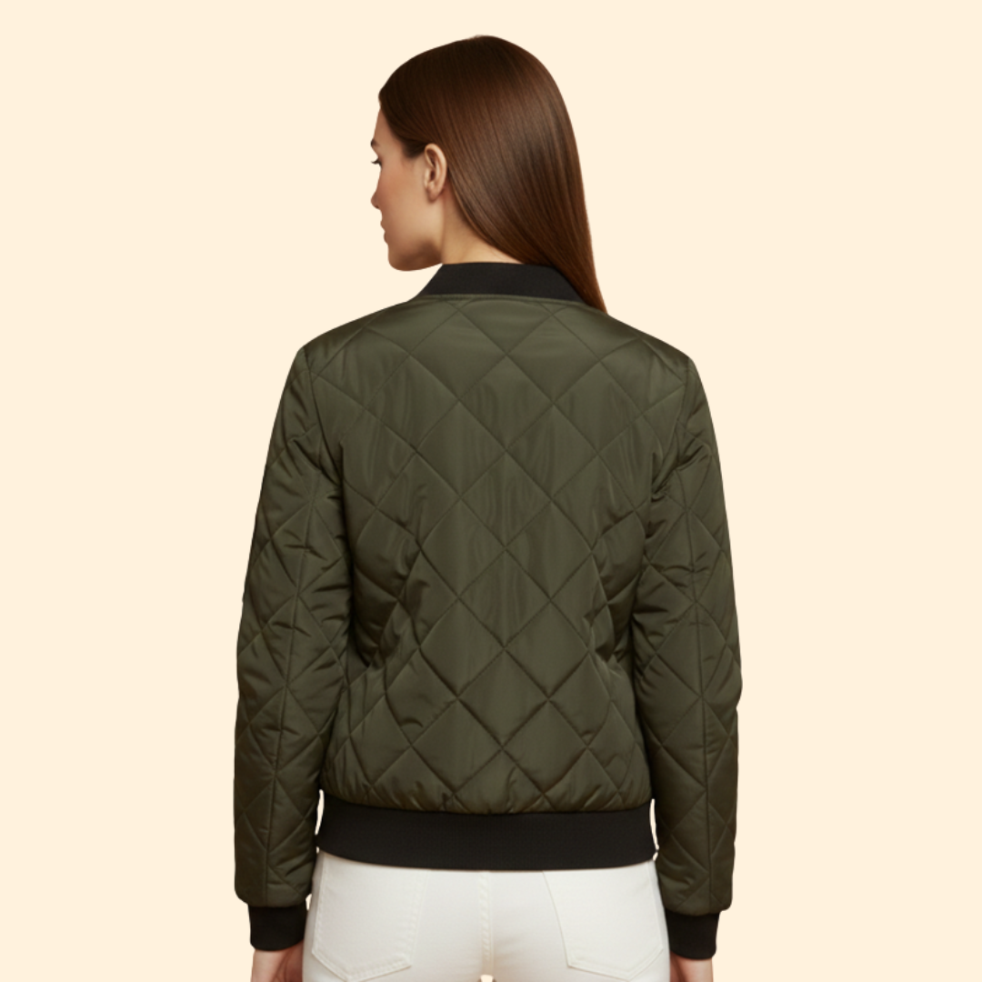 Women’s Quilted Bomber Jacket