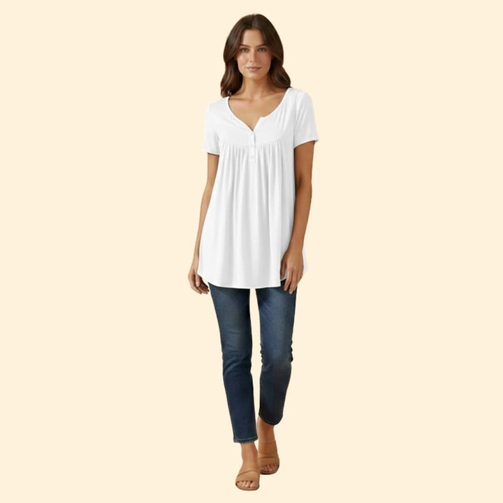 Women's Relaxed Button-Up Tops