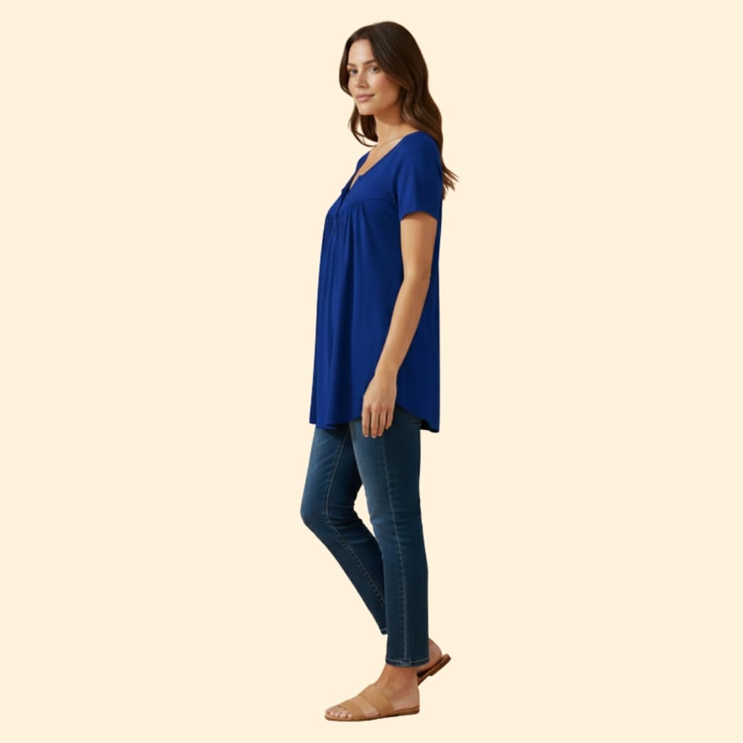 Women's Relaxed Button-Up Tops