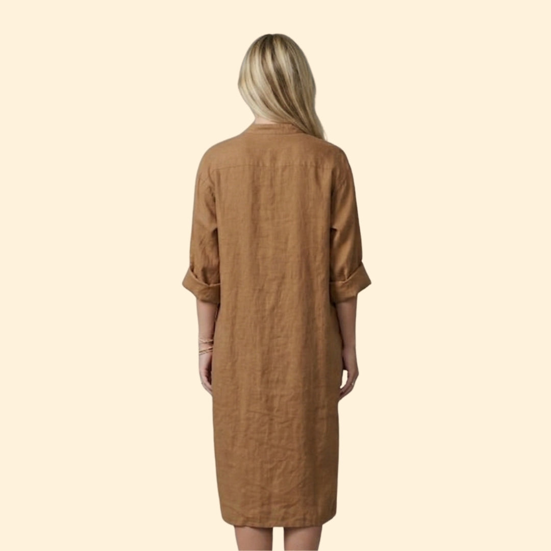 Women's Relaxed Button Dress