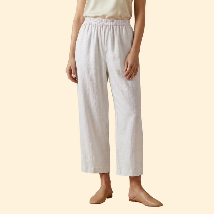 Women's Relaxed Cotton Trousers