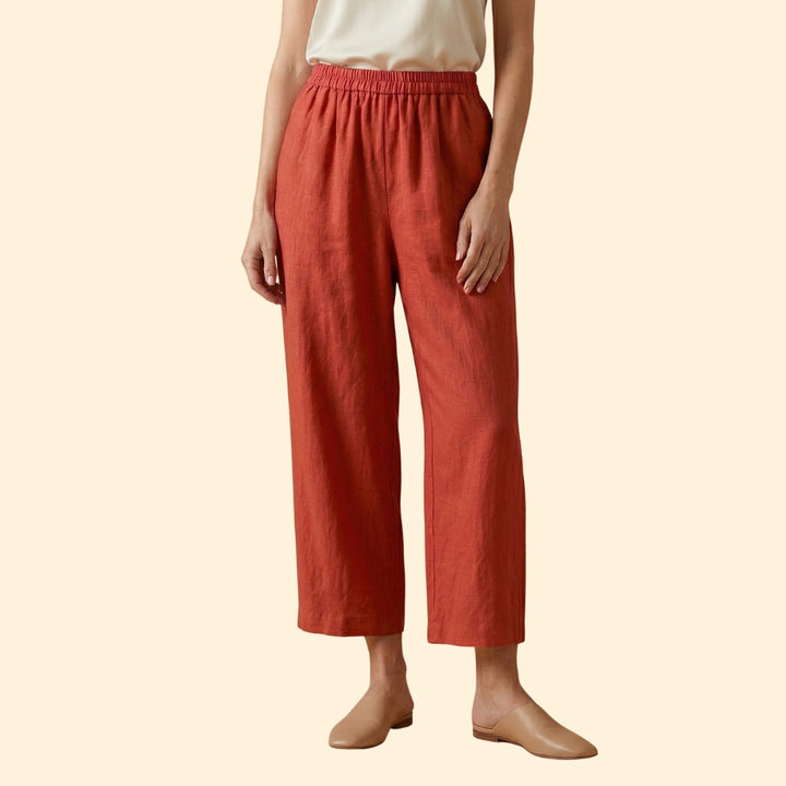 Women's Relaxed Cotton Trousers
