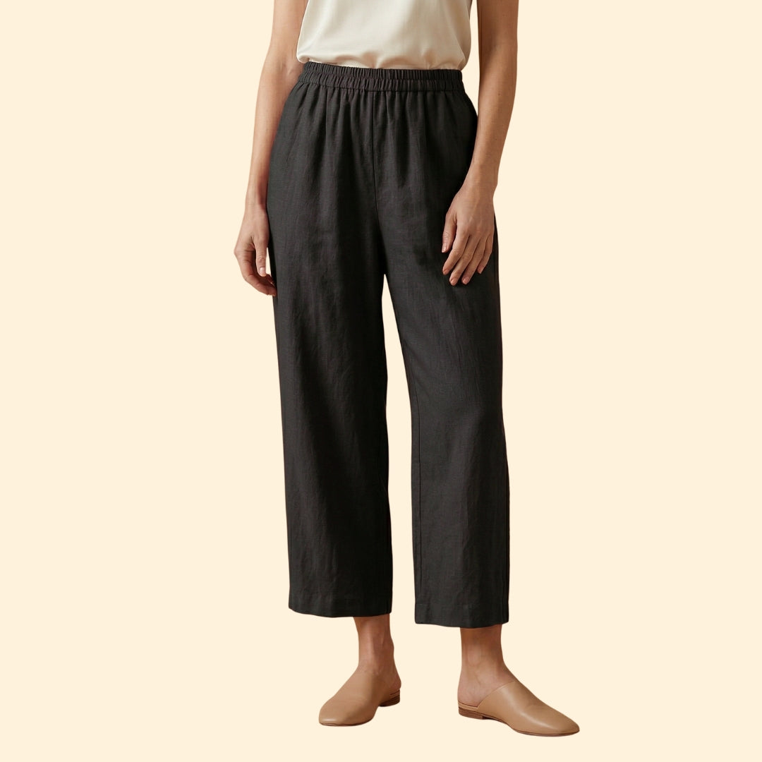 Women's Relaxed Cotton Trousers