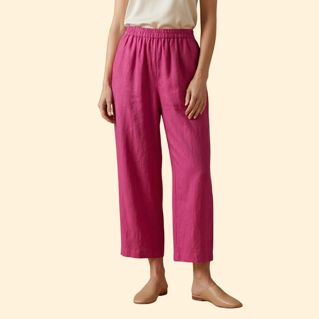 Women's Relaxed Cotton Trousers