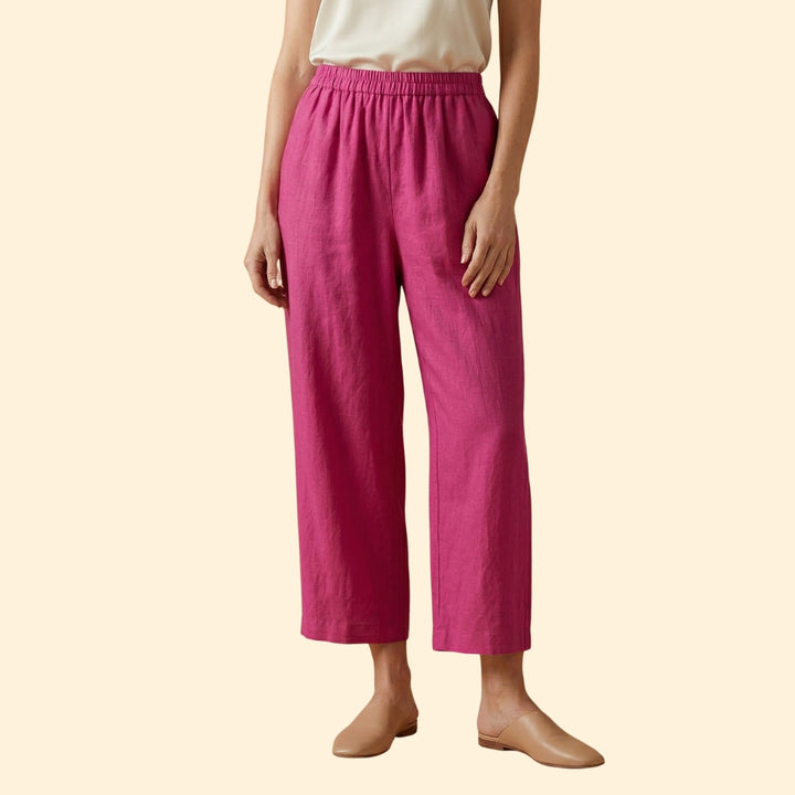 Women's Relaxed Cotton Trousers