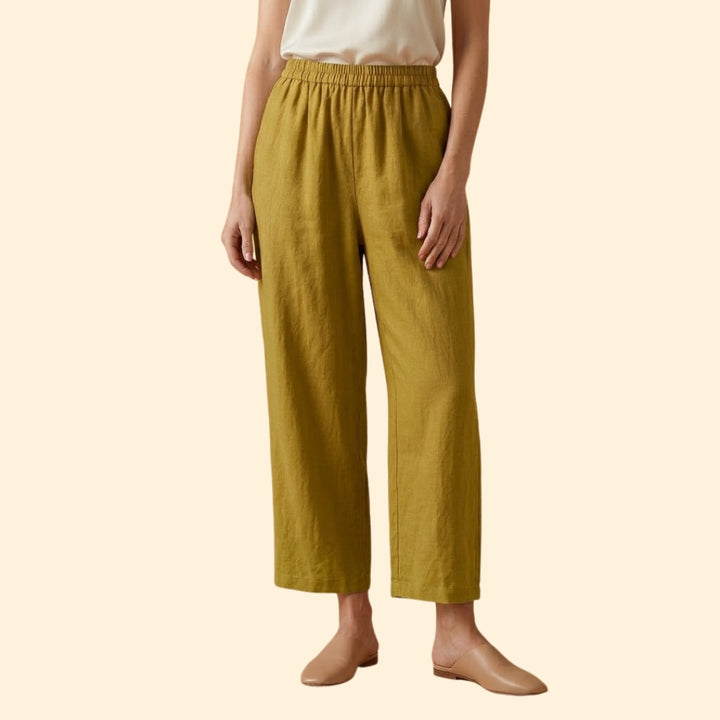 Women's Relaxed Cotton Trousers