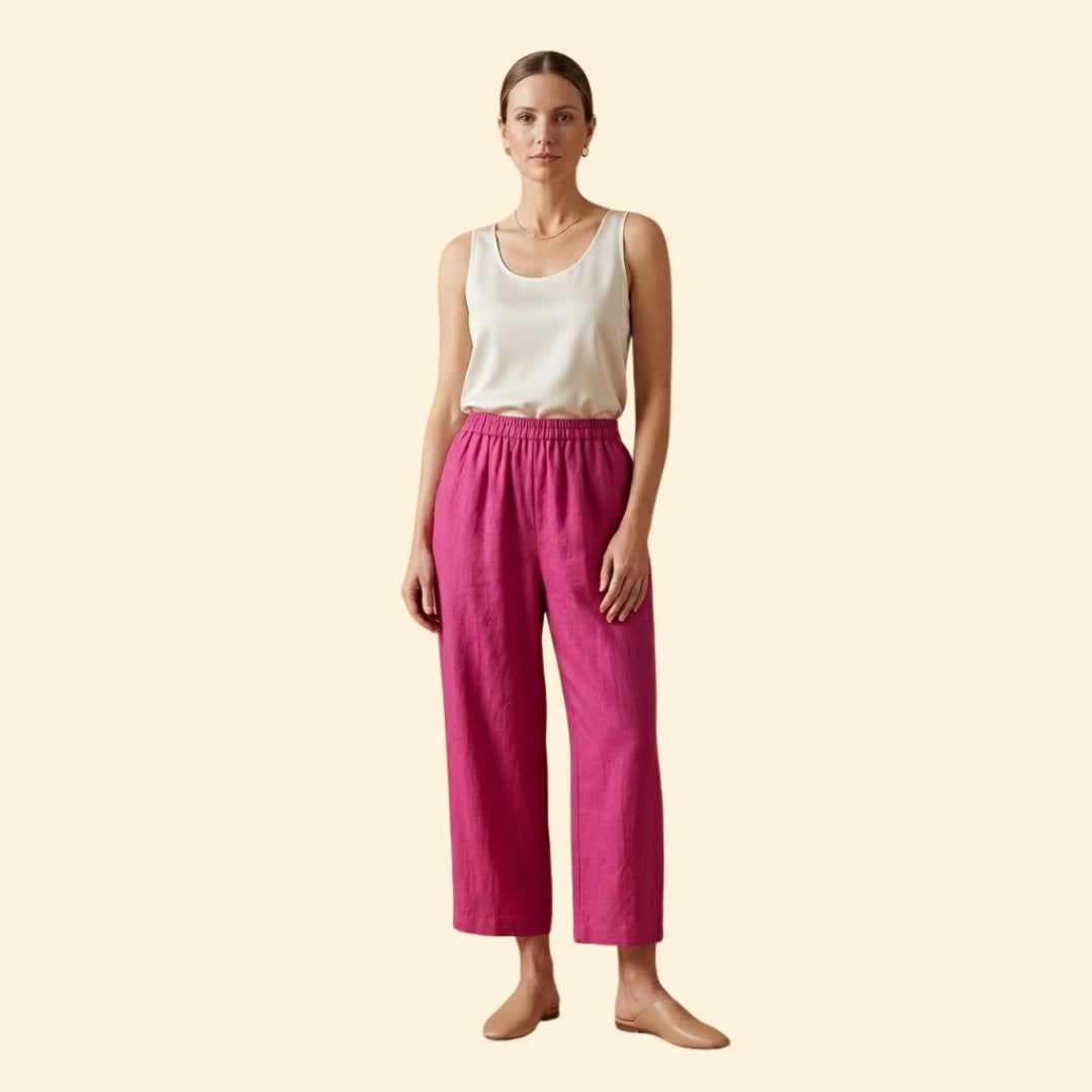 Women's Relaxed Cotton Trousers