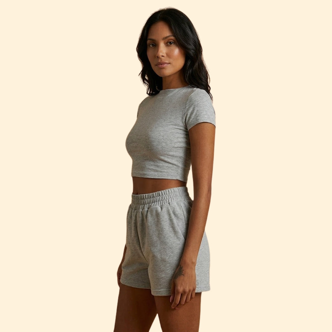 Women's Relaxed Crop Set