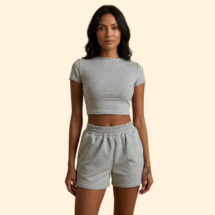 Women's Relaxed Crop Set