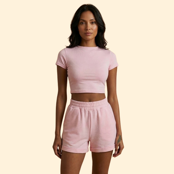 Women's Relaxed Crop Set