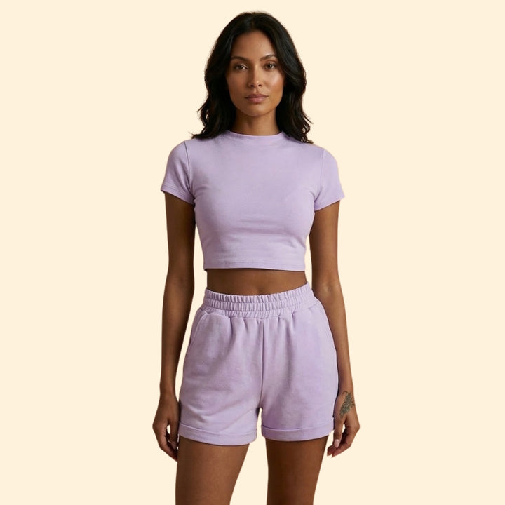 Women's Relaxed Crop Set