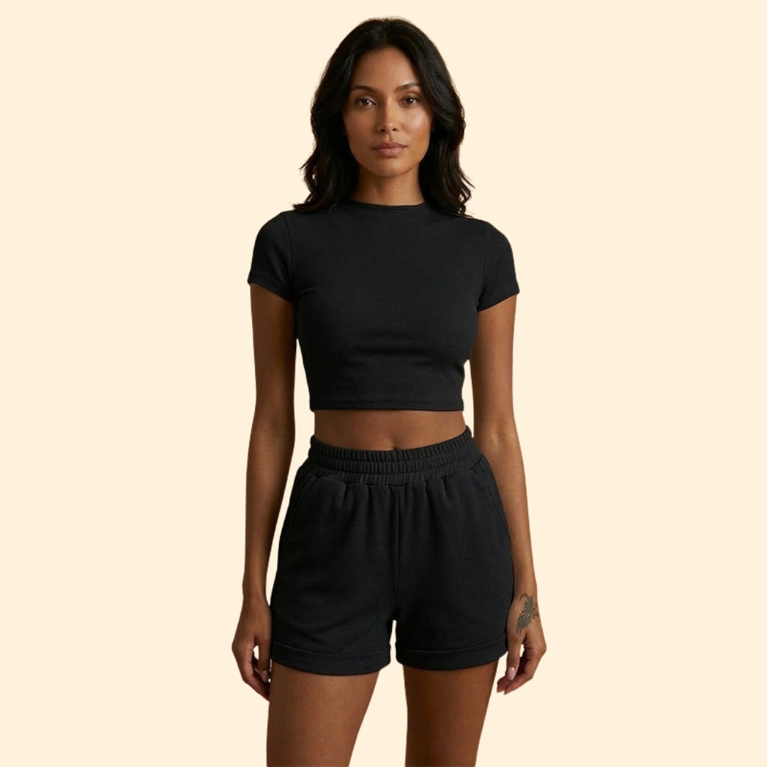 Women's Relaxed Crop Set