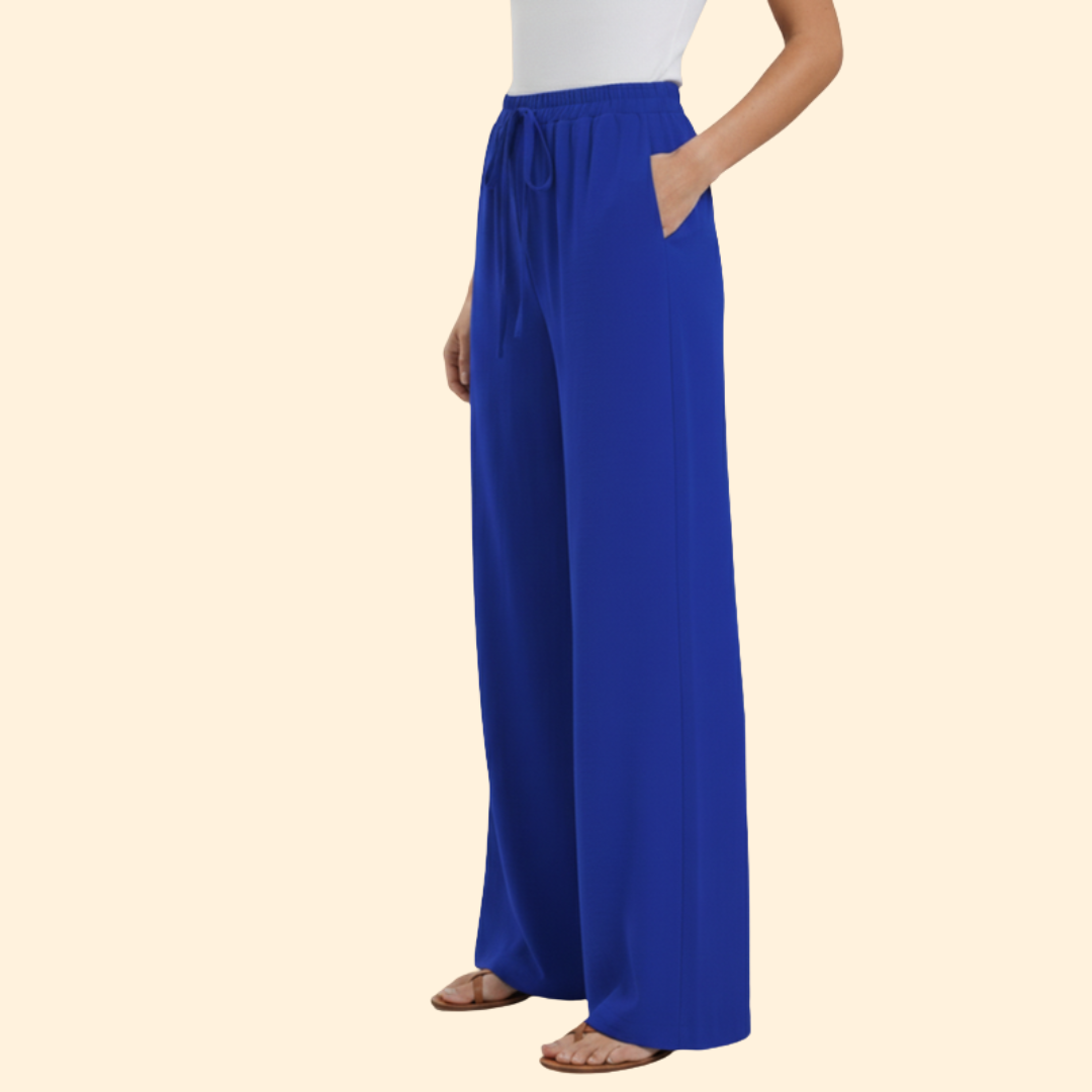 Women's Relaxed Fit Palazzo Trousers