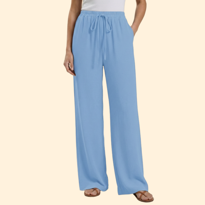 Women's Relaxed Fit Palazzo Trousers