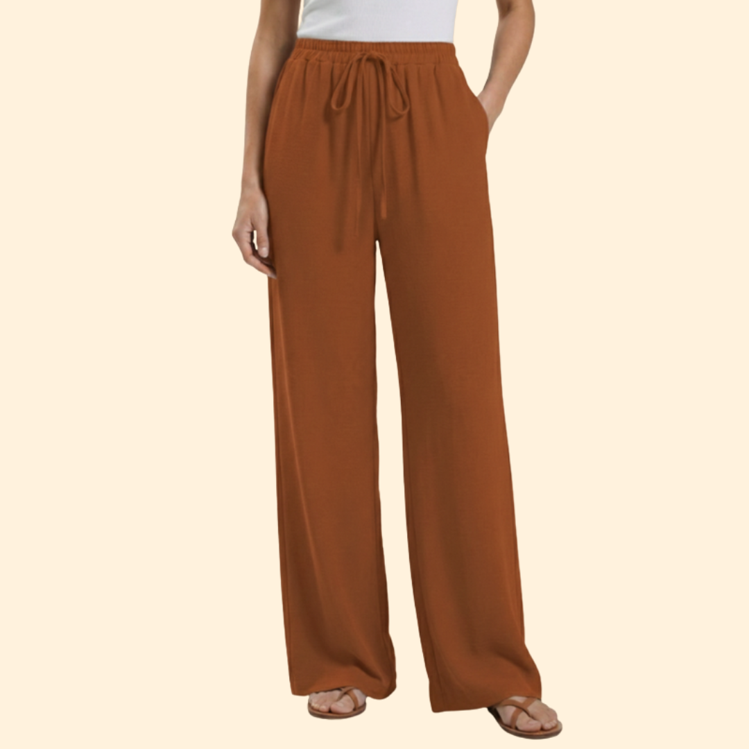 Women's Relaxed Fit Palazzo Trousers
