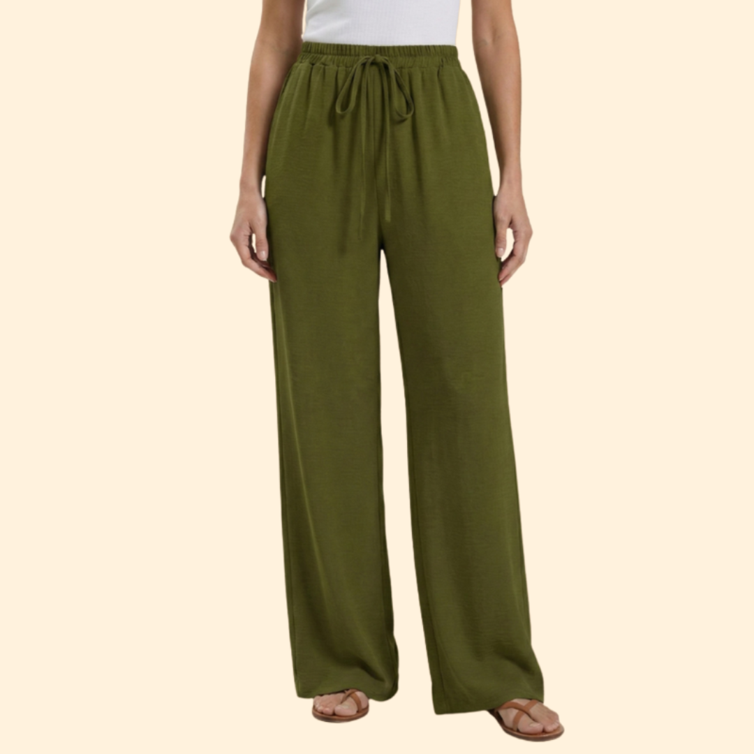 Women's Relaxed Fit Palazzo Trousers