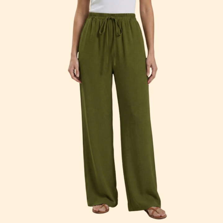 Women's Relaxed Fit Palazzo Trousers