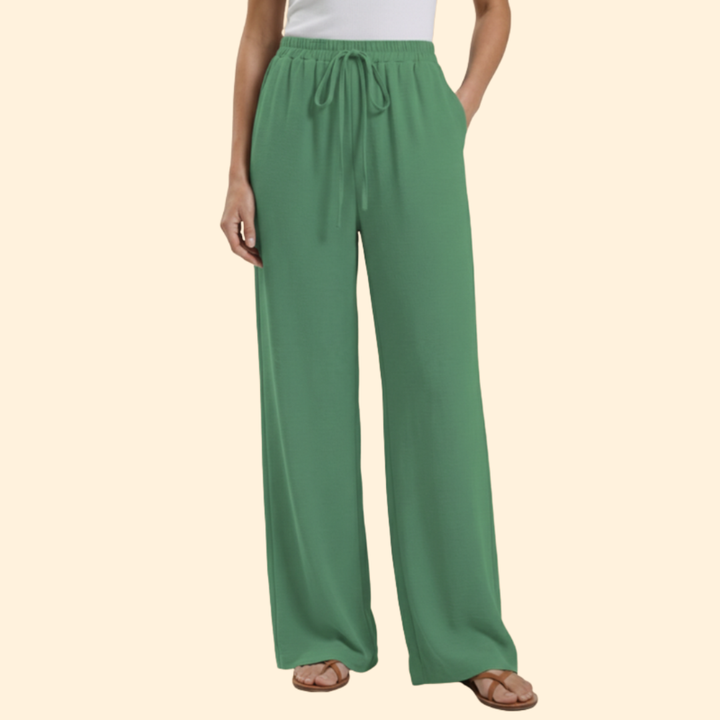 Women's Relaxed Fit Palazzo Trousers