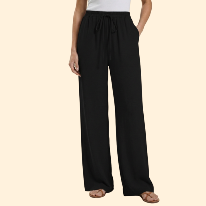 Women's Relaxed Fit Palazzo Trousers