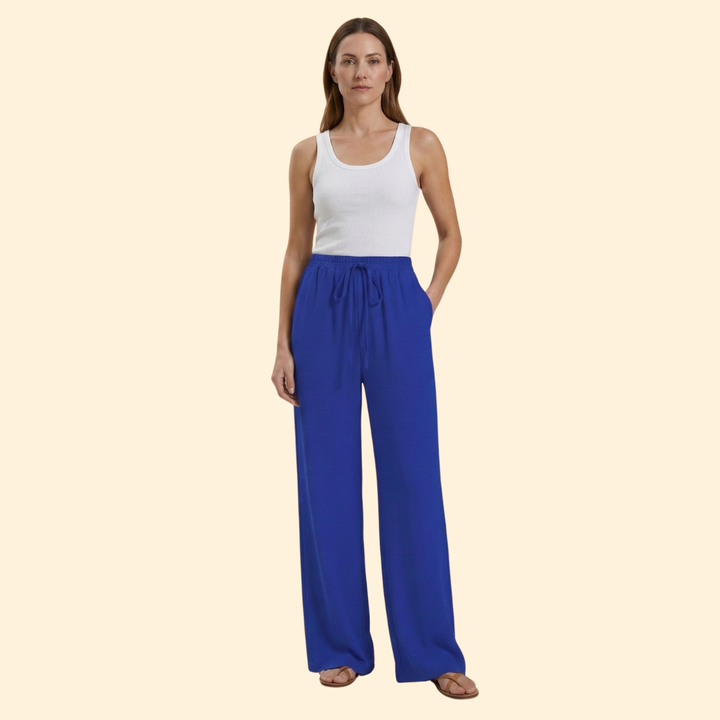Women's Relaxed Fit Palazzo Trousers