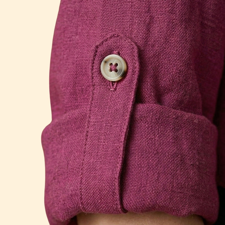 Women's Relaxed Linen Blouse
