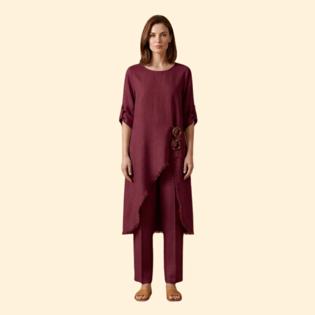 Women's Relaxed Linen Set