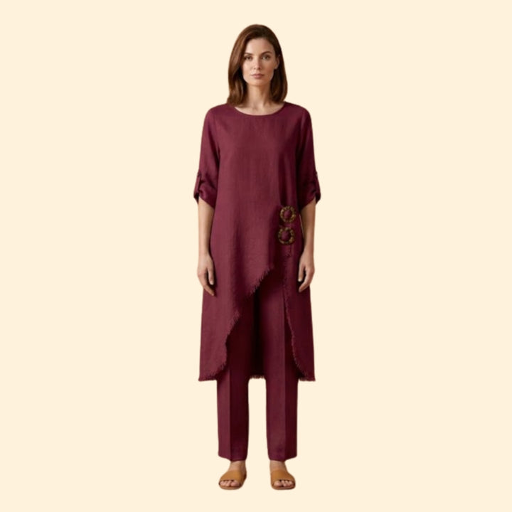 Women's Relaxed Linen Set