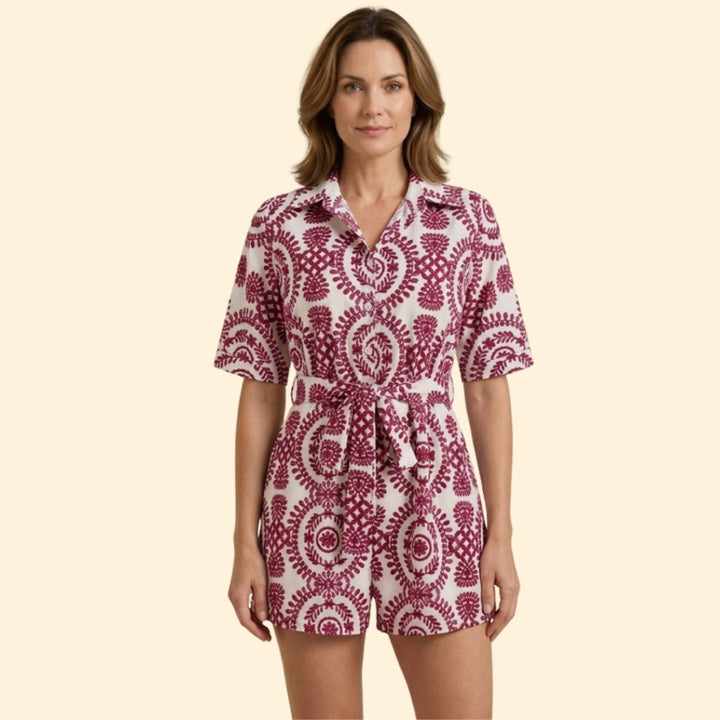 Women's Relaxed Patterned Set