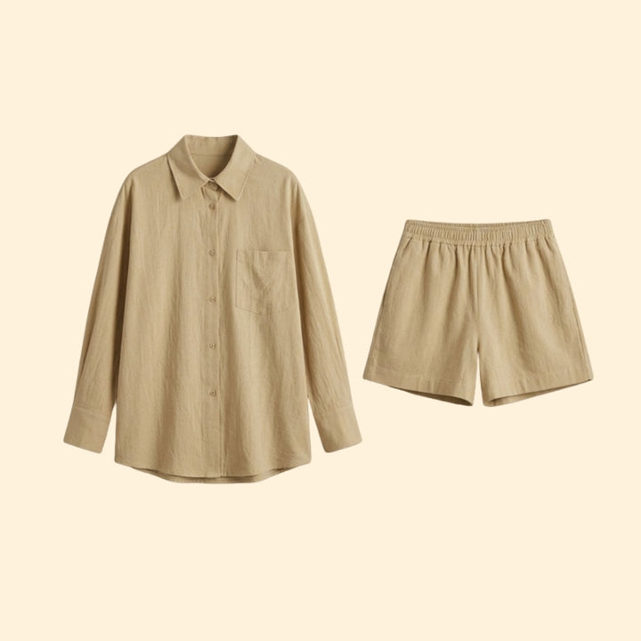 Women's Relaxed Shirt Set