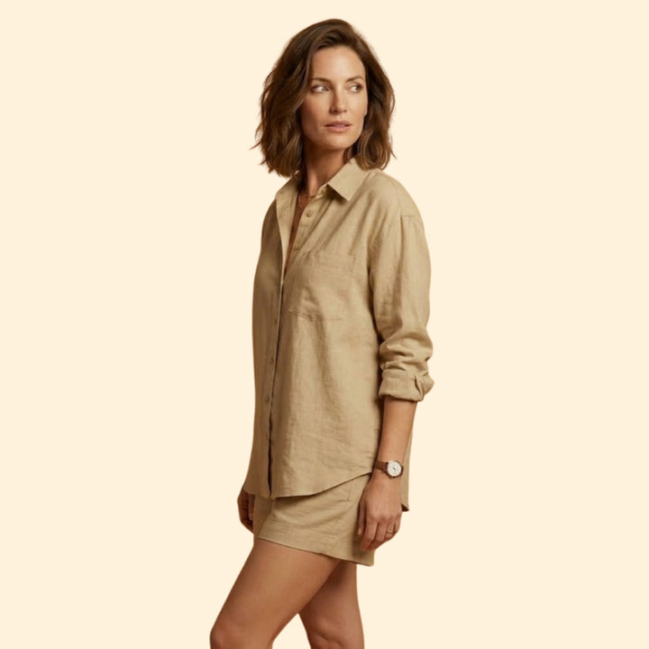 Women's Relaxed Shirt Set