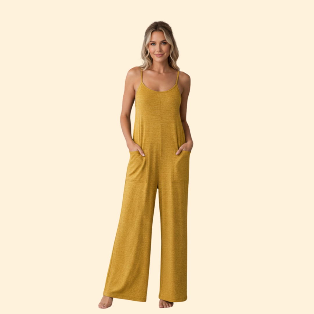 Women's Relaxed Spaghetti Strap Jumpsuit