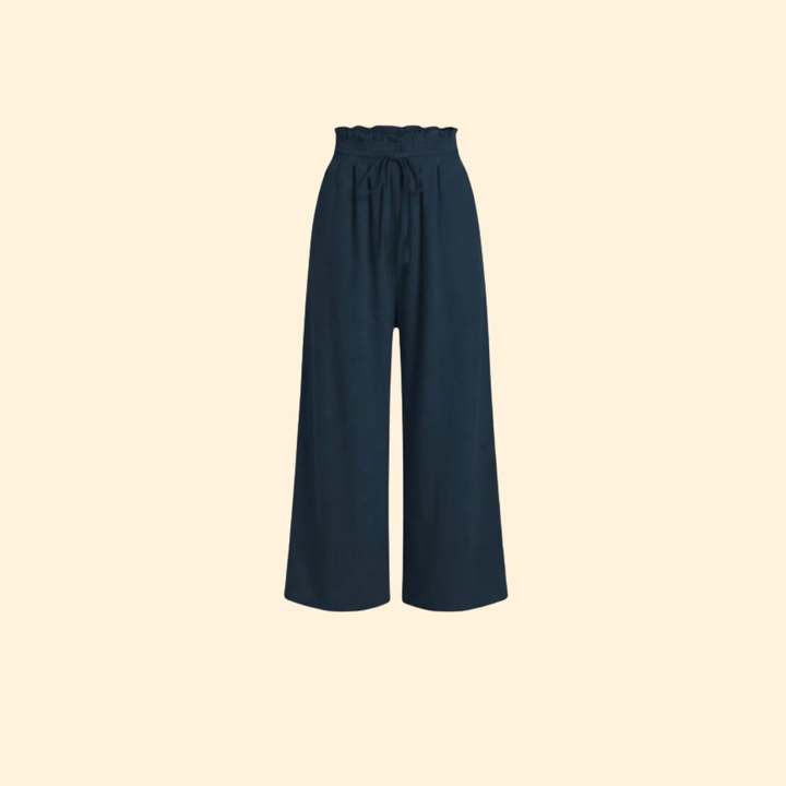 Women's Relaxed Wide-Leg Trousers
