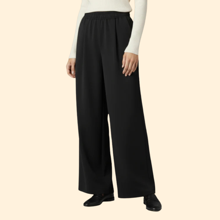 Women's Relaxed Wide-Leg Trousers