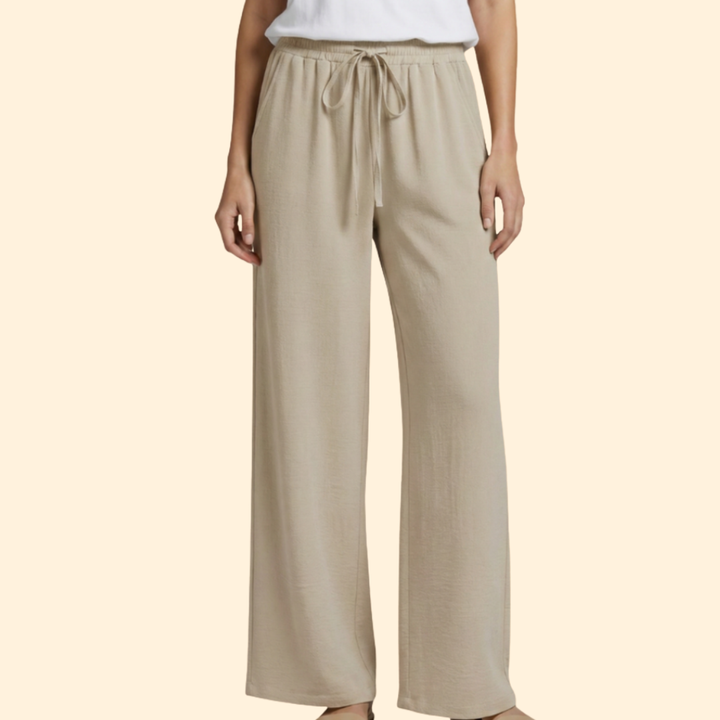 Women's Relaxed Wide-Leg Trousers