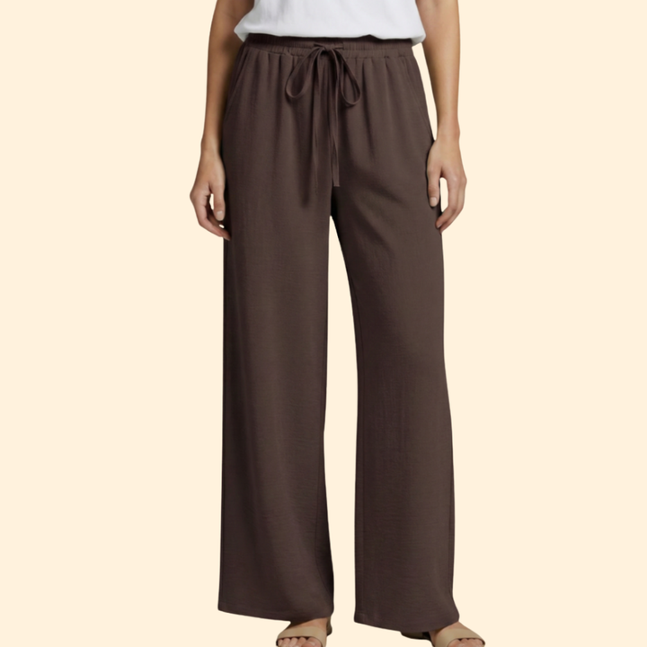Women's Relaxed Wide-Leg Trousers