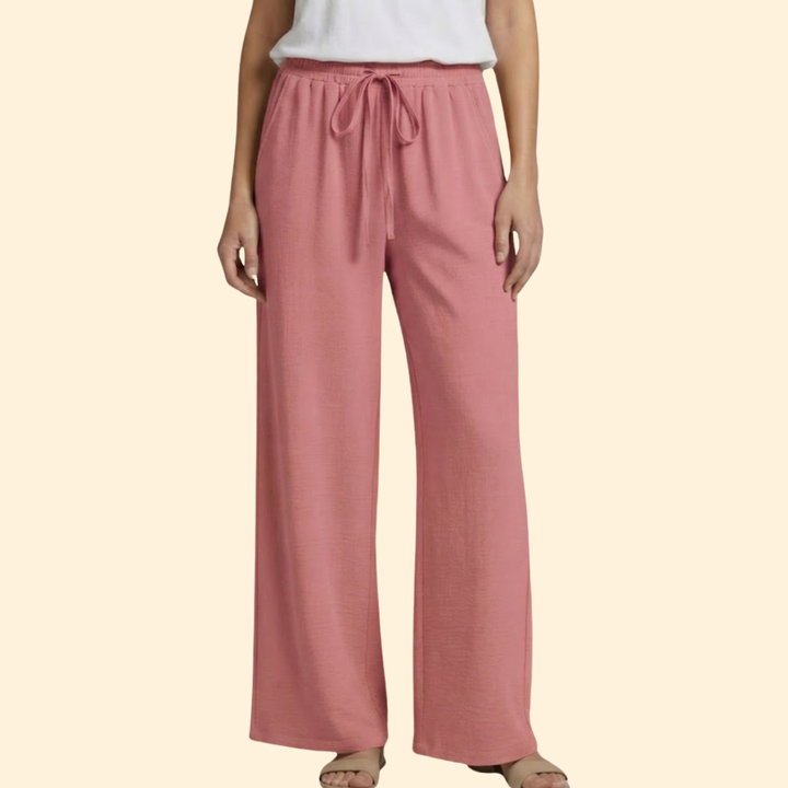Women's Relaxed Wide-Leg Trousers