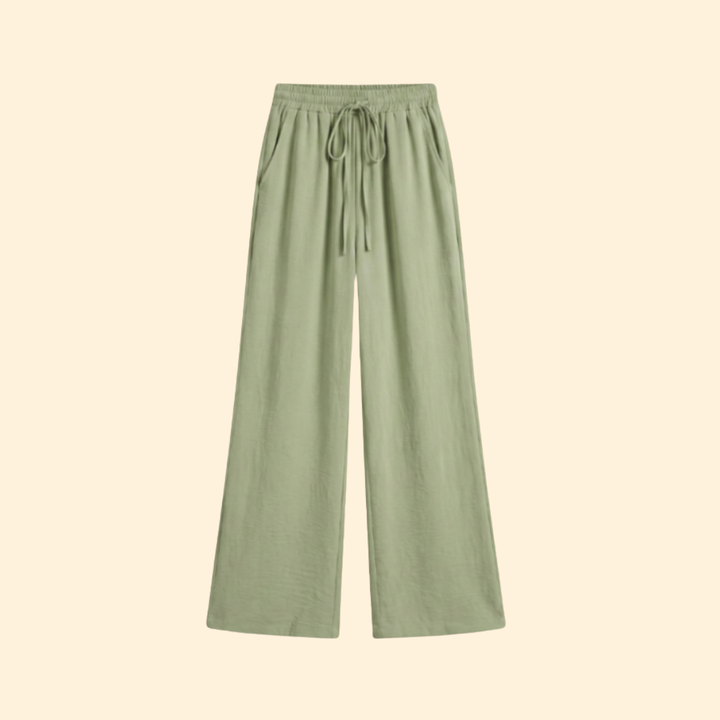 Women's Relaxed Wide-Leg Trousers