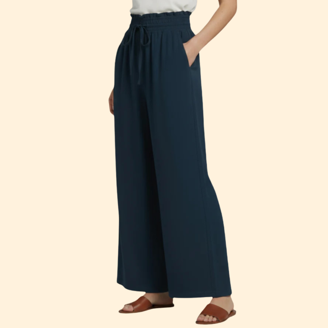 Women's Relaxed Wide-Leg Trousers