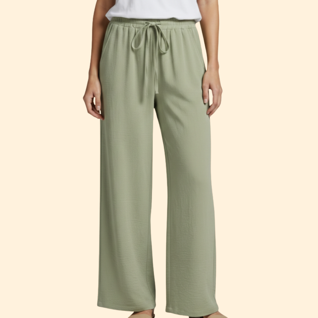 Women's Relaxed Wide-Leg Trousers