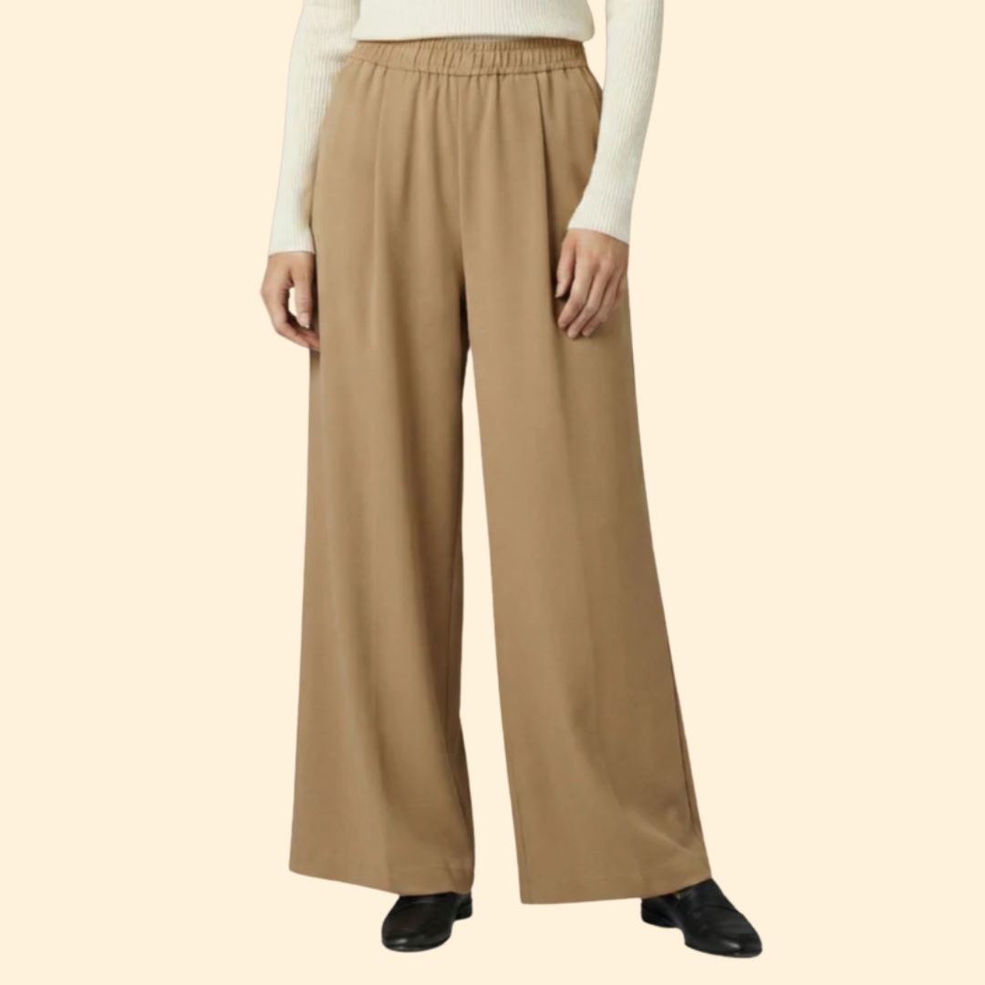 Women's Relaxed Wide-Leg Trousers