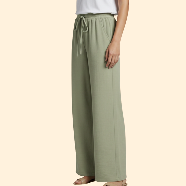 Women's Relaxed Wide-Leg Trousers