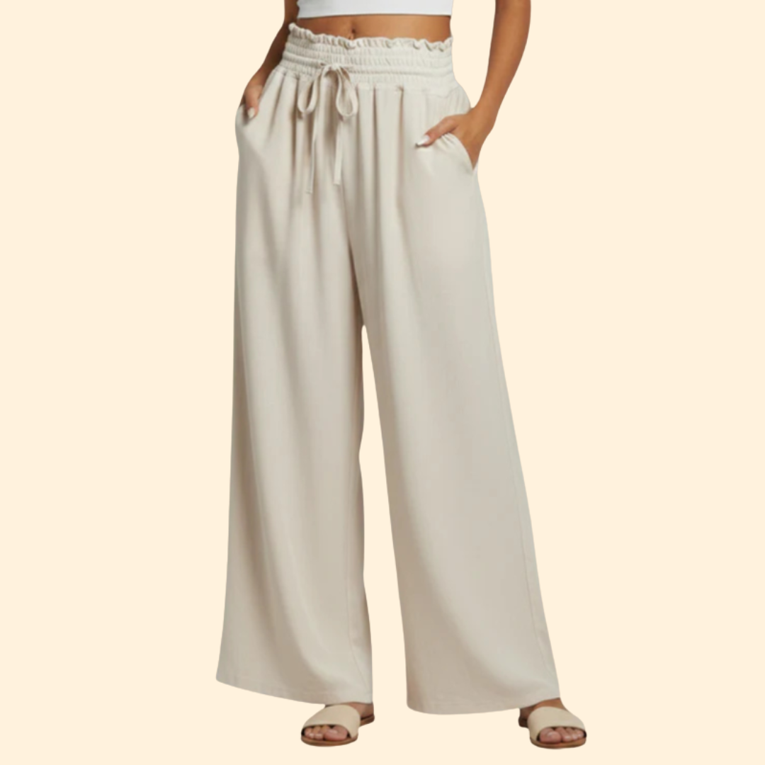 Women's Relaxed Wide-Leg Trousers