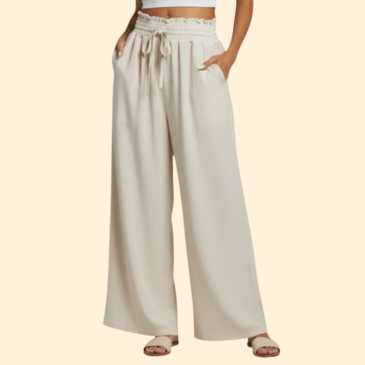 Women's Relaxed Wide-Leg Trousers