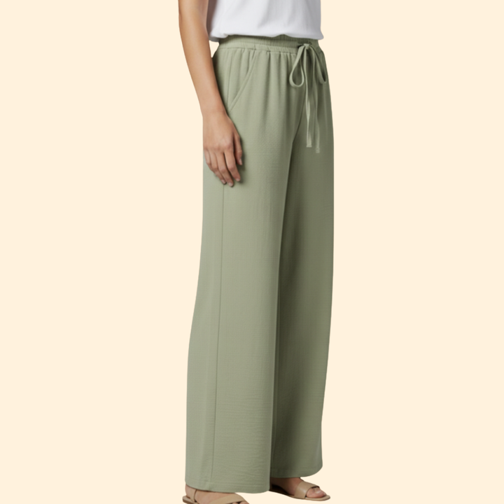Women's Relaxed Wide-Leg Trousers