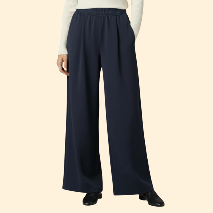 Women's Relaxed Wide-Leg Trousers