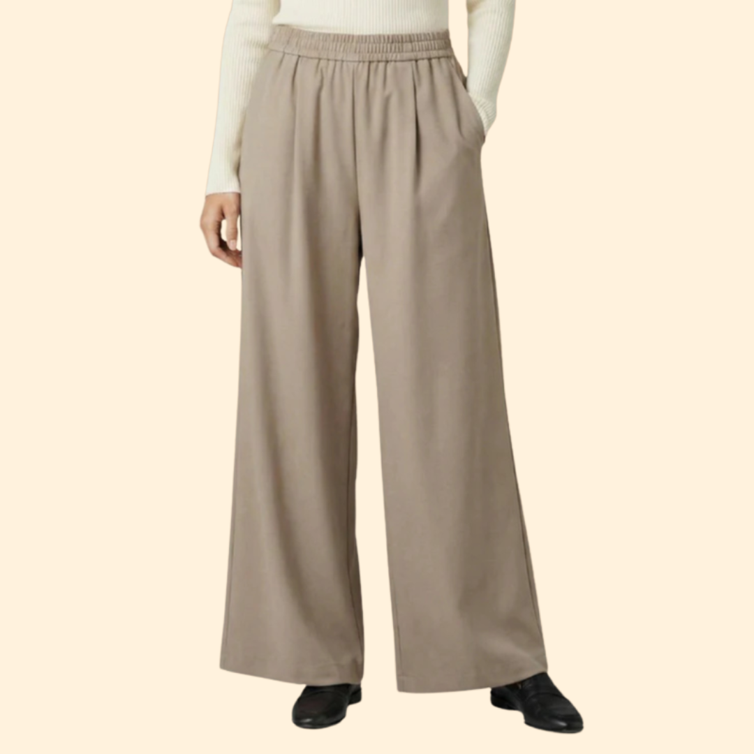 Women's Relaxed Wide-Leg Trousers