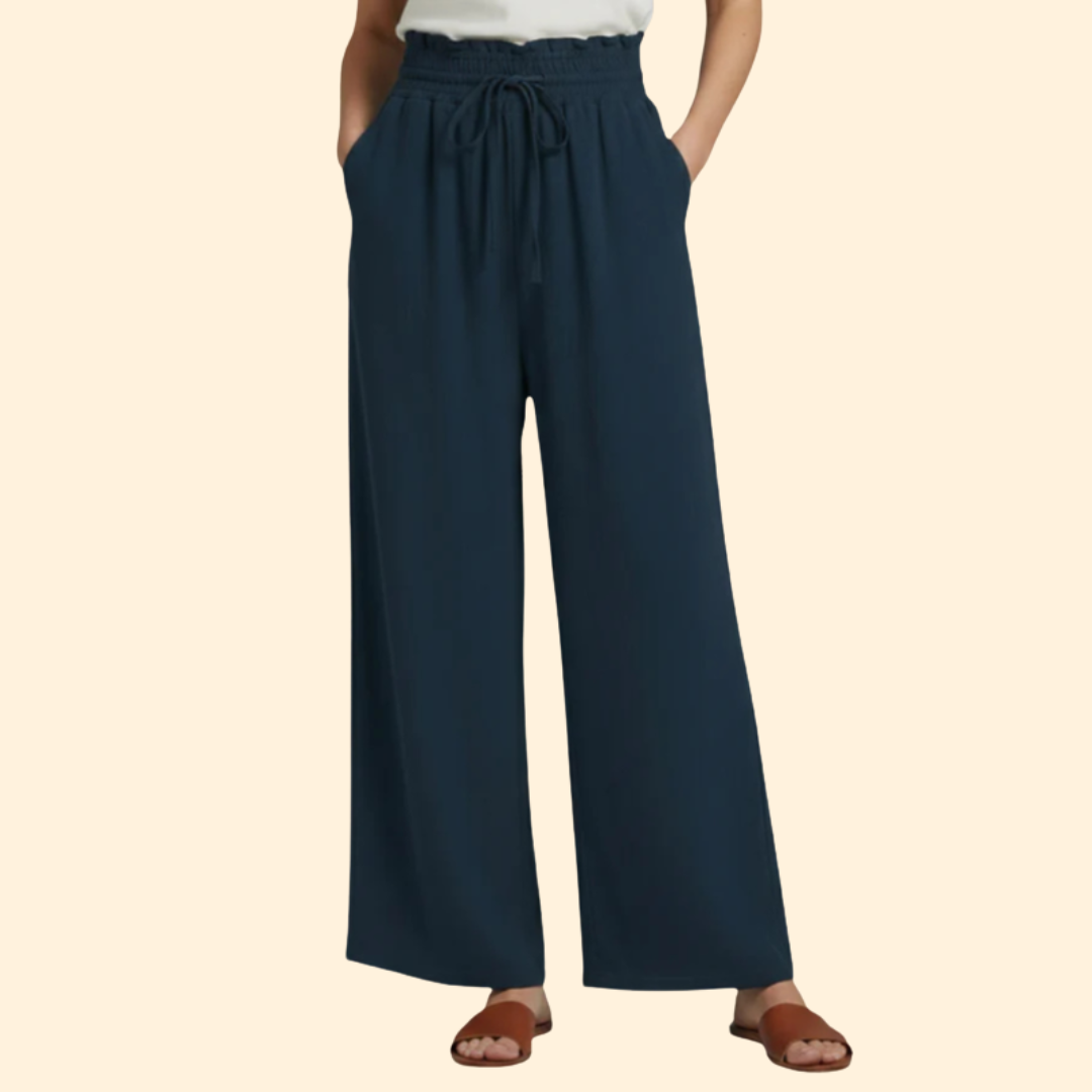Women's Relaxed Wide-Leg Trousers